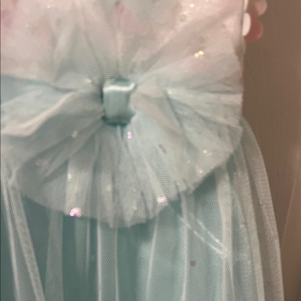 Jona Michelle Pastel Floral and Blue Dress - Picture 3 of 8